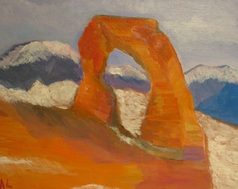Arches National Park: Delicate Arch Painting