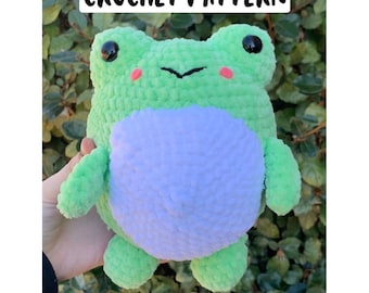 Chubby Frog Crochet Pattern Amigurumi