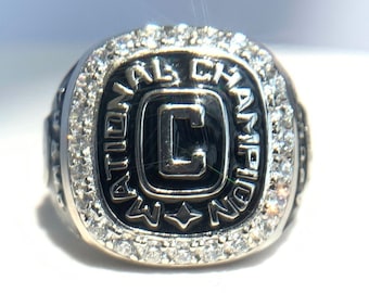 Men's customized Championship Rings, Sports ring, Class ring, Corporate ring-Sterling Silver-THE CHAMP COLLECTION-Jour Nouveau Jewelry