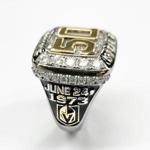 Championship ring, Fully customized sterling silver with multi-color plating