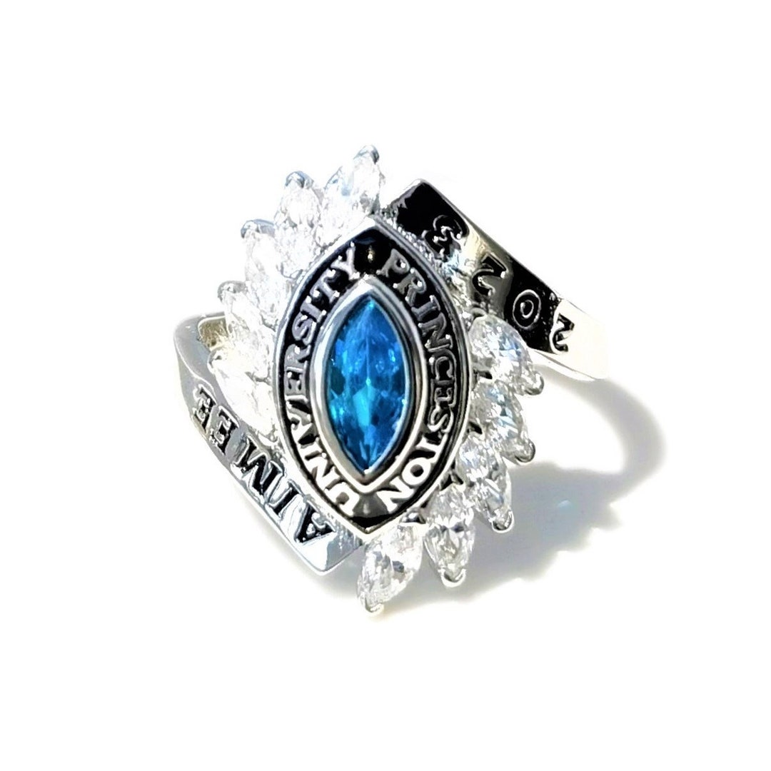 Custom Class Ring for Women-original Designer Style-sterling Silver ...