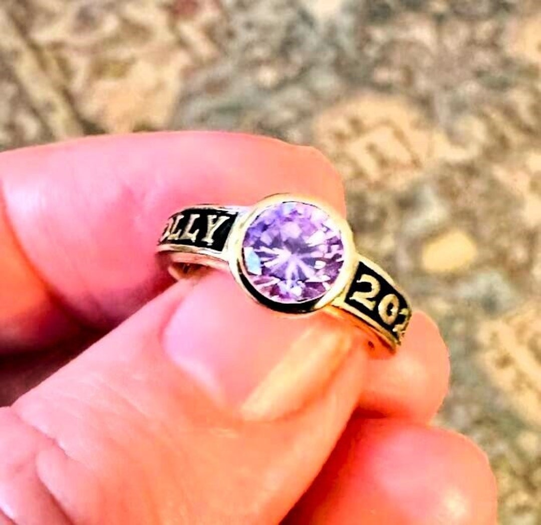 Customized Class Ring, College and High School Graduation Ring