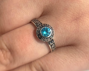 Ladies Customized class ring sterling silver/ 10K Gold, Halo Style -Jour Nouveau Jewelry