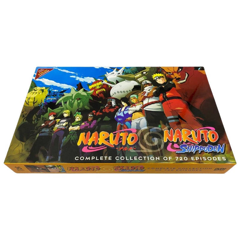 Naruto Shippuden Vol 1 7 End Complete Series Box Collection Etsy