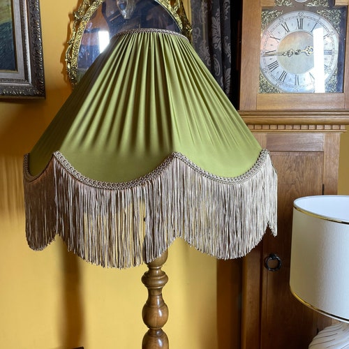 LAMP SHADE/PENDANT Victorian Style Custom Handmade Fringing Etsy
