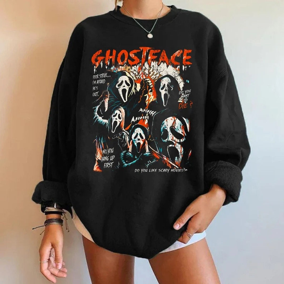 Ghostface Scream Inspired Crew - Etsy