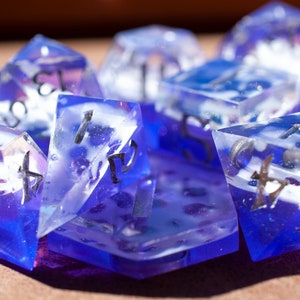 TTRPG Dice | DND Dice | Pathfinder Dice | Purple Dice | Polyhedral Dice | Dice | Dice Set | Pathfinder | D&D | TTRPG | Polyhedral Dice Set