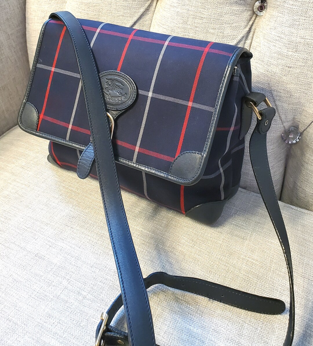 Burberry Vintage Shoulder Bag Etsy