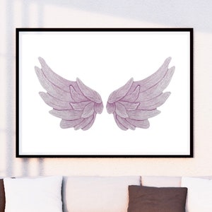 Pastel Angel Wings Printable