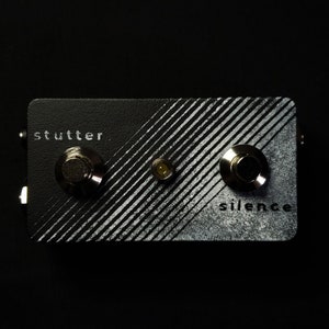 STUTTER/SILENCE Dual Killswitch Guitar Pedal - Electric Guitar Player Gift - Stompbox - Boutique Effects Pedal - Made to order