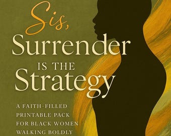 Christian Printable Bundle for Black Women | Prayer Journal, Scripture Art (Instant Download)