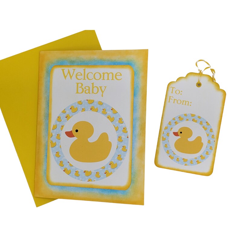 Baby Gift Bag Baby Shower Gift Rubber Duck Gift Bag Gift Etsy