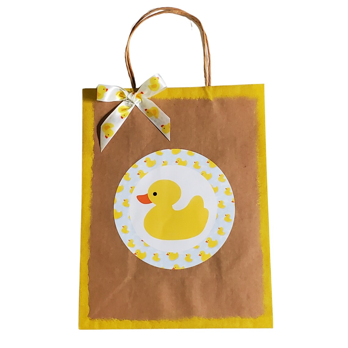 Baby Gift Bag Baby Shower Gift Rubber Duck Gift Bag Gift Etsy