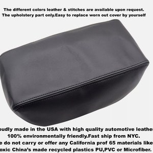 Fits 2005 2006 Nissan Altima  new Armrest Lid Cover Center Console Armrest Black Genuine Italian Top Grain Leather Skin Part only