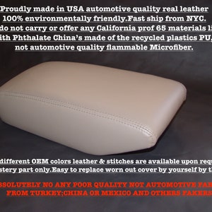 Center Console armrest Brand New Genuine Leather ivory(beige) cover for 1998 1999 2000 2003 2004 2005 LEXUS GS300 GS400 by AAAUPHOLSTER.com