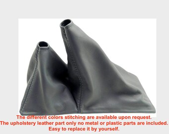 For 1984-1989 Toyota 4 Runner Pickup 4x4 Replacement Manual Shift Boot 11.5" New Gear Gaiter Dark Gray Synthetic Automotive Leather Part