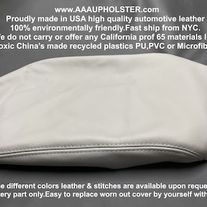 Lt.Graystone Genuine Leather Center Console Lid Armrest Cover Leather For 2005 2006 2007 Chrysler 300 ships from NYC by aaaupholster
