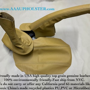For Porsche Boxster 996 986 from 1999 to 2005 Leather Set of Shift Hand Brake boots & Armrest cover for Manual Stick Shifter Direct fitment