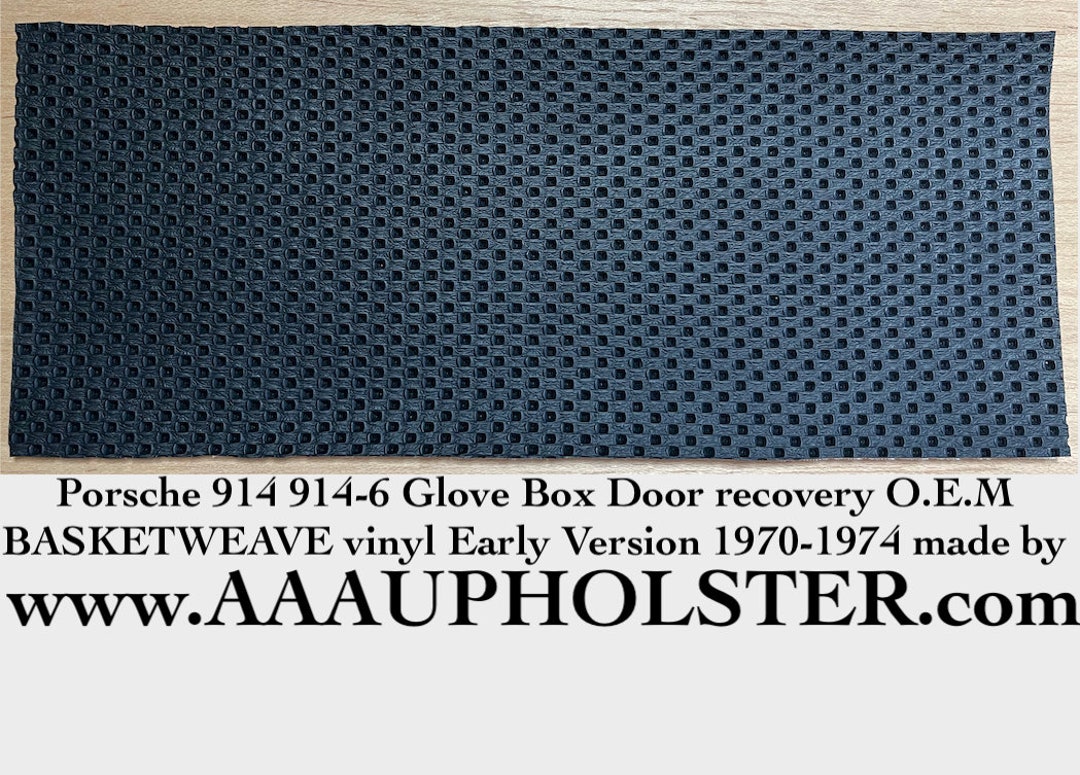 Fits Porsche 914 or 914-6 Brand NEW Basketweave vinyl trim to recover ...