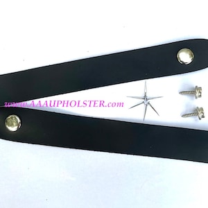 Made for Porsche Rear Seats Leather Retaining Straps nails and snaps studs