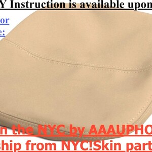 Fits Cadillac Escalade 2007-2008 Genuine Leather Center Console Lid Cover Armrest Very Light Cashmere &quot;Tan&quot;OEM GM Interior Trim 304