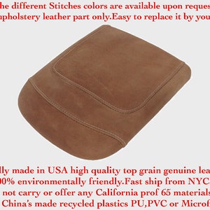 Fits Ford F150 King Ranch 1997 1998 1999 2000 2001 2002 2003 Armrest Console Lid Cover OEM Real Leather Recovery Part Only Made in USA