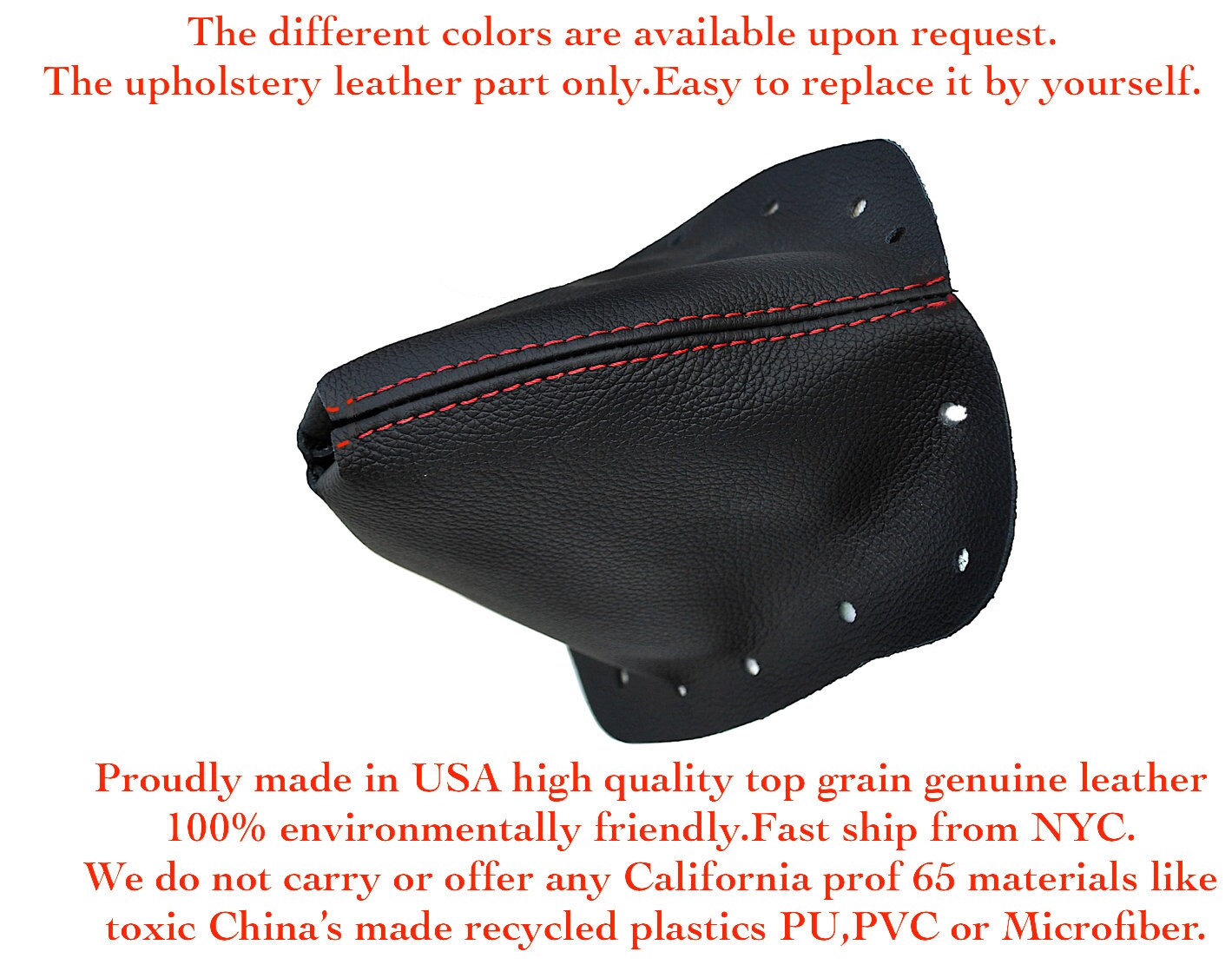 Fits Nissan 300ZX 1999-2000 New Black Genuine Leather Shift Boot