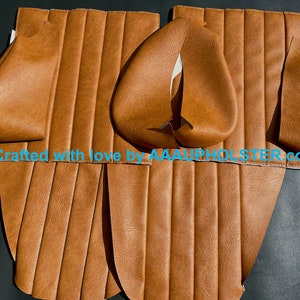 For Porsche 911 912 930 Cork vinyl rear seats upholstery recovery kit FROM 1974 to 1984 all models