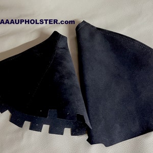Juego de fuelles de freno Shift & E fabricados en gamuza ALCANTARA italiana negra código: 9004 para Subaru Impreza WRX STI 2008-2014 con palanca de cambios manual