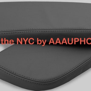 Made for Acura MDX 2007-2013 New 2X Genuine automotive Leather Center Console Lid Armrest Covers Upholstery Replacement Parts only no lids