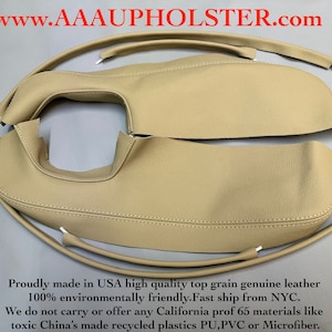 For Jaguar  Xj;XJC;XJS;XJ6 1975 to 1996 new genuine leather front doors armrest covers all OEM colors