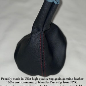 for Porsche 911 964 C2/C4 (1989-1994) Manual Stick Shifter Shift Boot New Black color Genuine Leather direct fitment made by AAAUPHOLSTER