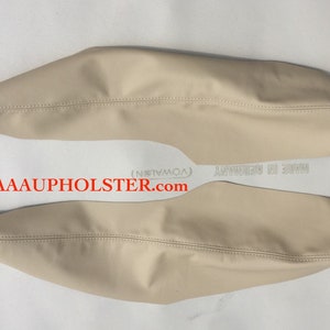 1997-2006 Jaguar xk xk8 xkr New genuine leather 2 pieces set for armrest doors recovery Upholstery parts only SDZ trim code Cashmere color
