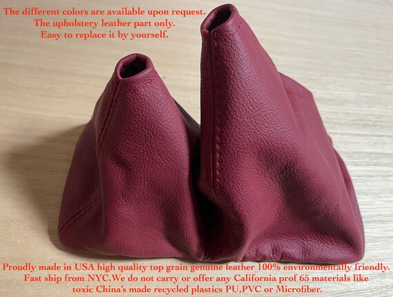 Funda O Bota De Cuero Sintético Para Palanca De Cambios De Toyota 4Runner 4x4 (modelos 1984 A 1989) - Color Negro