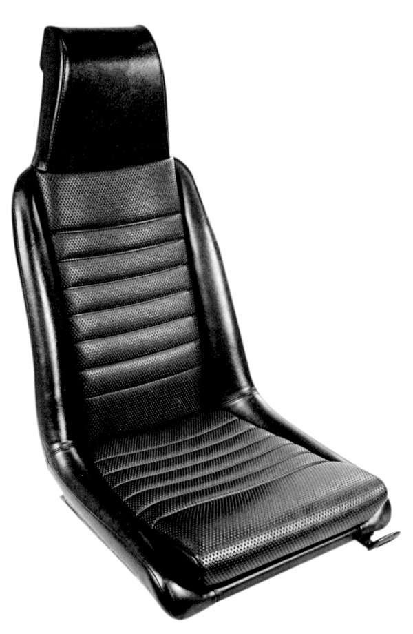 Porsche 914 front Seats new upholstery recovery kit covers black vinyl 1975 and 1976 made by aaaupholster.com