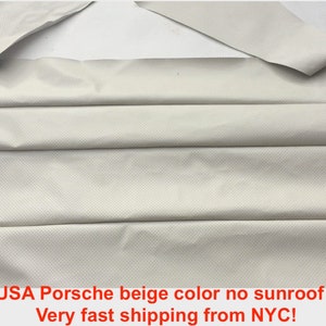 Porsche 911 912 930 Brand New Original Style reproduction of beige(ivory-Cream) Perforated Headliner NO SUNROOF fits 1965 to 1989 Coupe