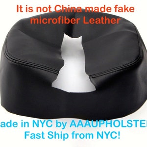 For Chevy Tahoe, Suburban 2007 2008 2009 2010 2011 2012 2013 Black Armrest cover for Center Console lid (Leatherette part only) Made in USA