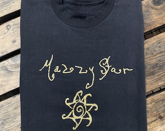 Mazzy Star T Shirt, She Hangs Brightly, 100% Combed Cotton, Fair Wear Approved - Unisex and Women T Shirts 81419