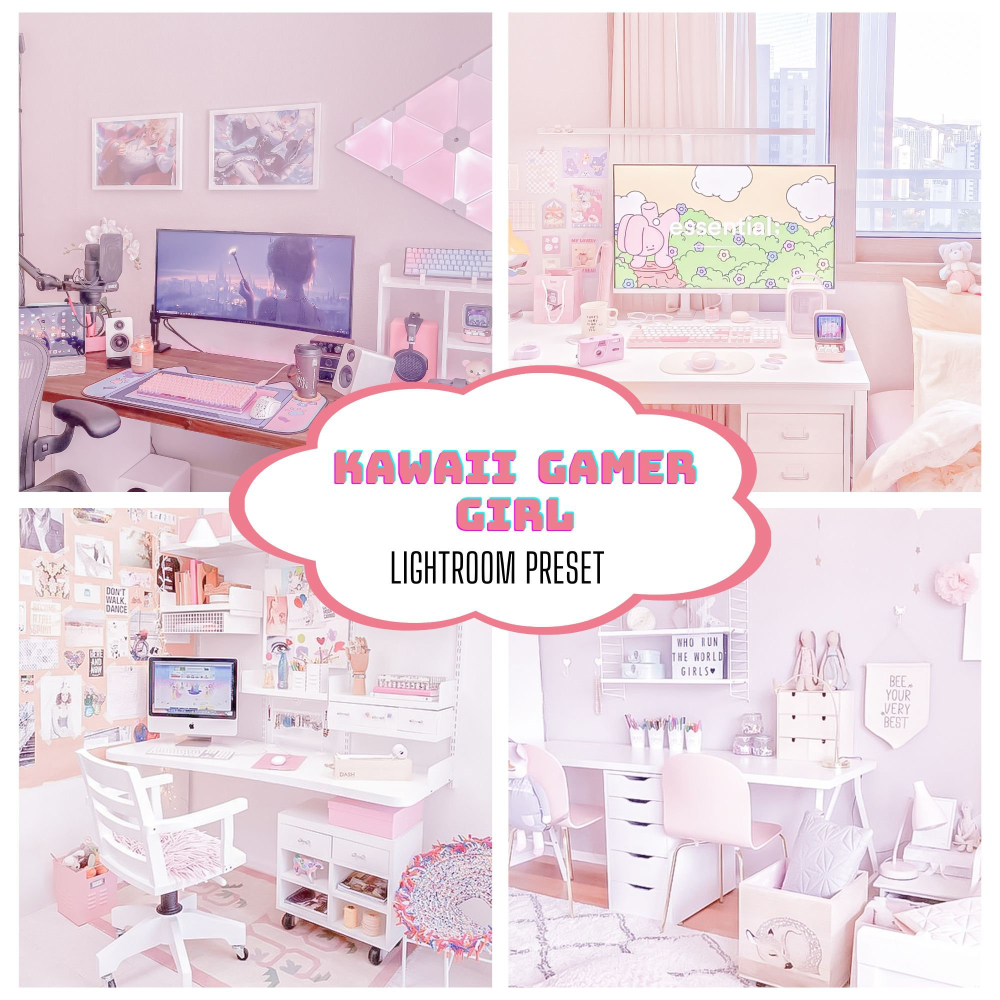 Kawaii Gaming Setup - Etsy Australia