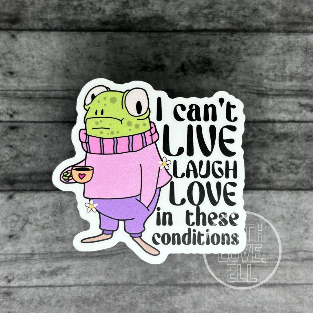Handmade Vinyl Sticker -