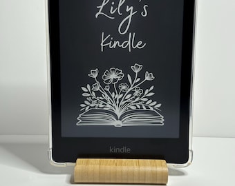 CUSTOM name Kindle screensaver for lock screen- “Custom name with design shown” for kindle paperwhite (6.8” kindle example in picture)