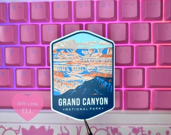 Handmade Vinyl sticker  - "Grand Canyon National park "
