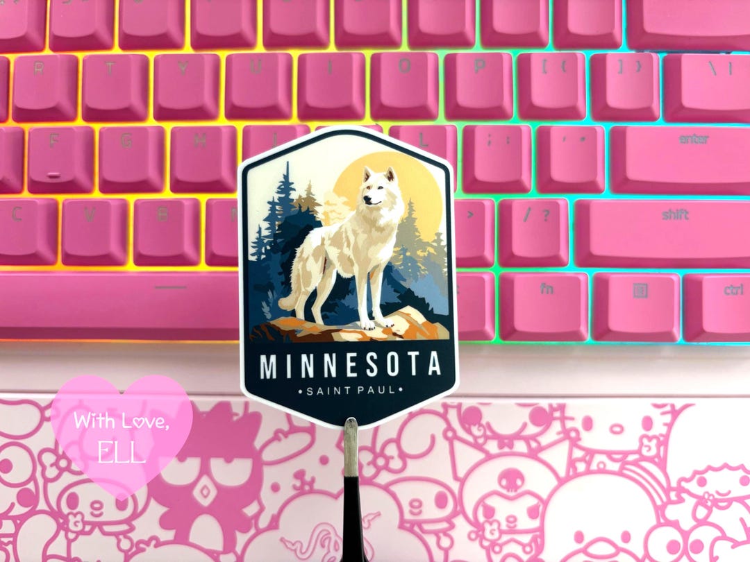 Mon State Sticker Handmade Vinyl Sticker -