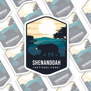 Handmade Vinyl sticker  - &quot;Shenandoah National park &quot;
