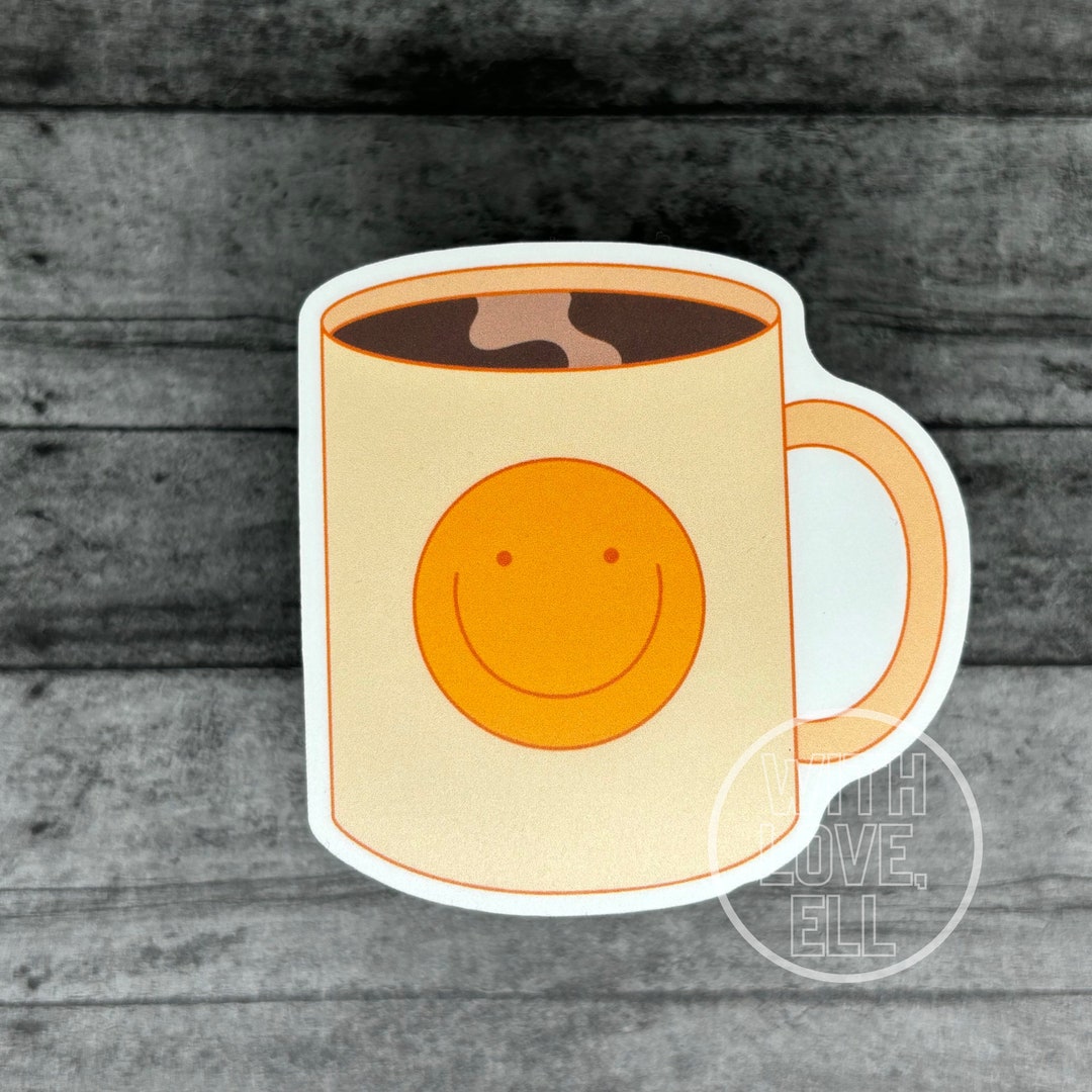 Mug Box Label Sticker Handmade Vinyl Sticker -