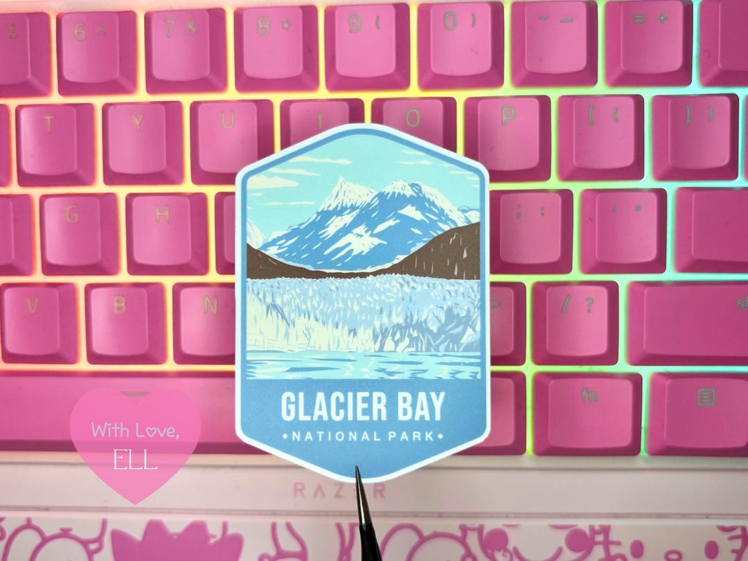 Handmade Vinyl Sticker - "glacier Bay National Park " - Etsy