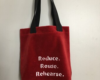 RRR Tote bag- Red and White