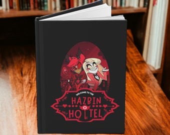 Alastor and Charlie Morningstar Journal | Welcome to The Hazbin Hotel Journal | Anime Lover Gift