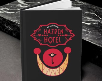 Hazbin Hotel Alastor Journal | Welcome to The Hazbin Hotel Journal | Anime Lover Gift