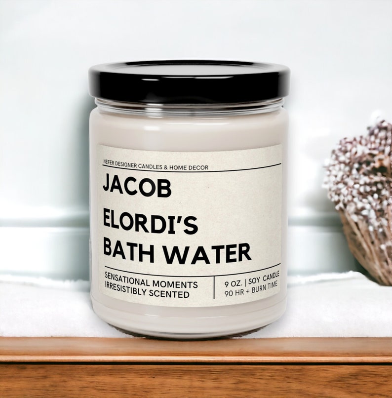 Jacob Elordi Bath Water Candle